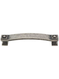 Delmar Cabinet Pull - 5 inch Center-to-Center in Distressed Pewter.
